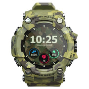 Lokmat ATTACK 1.28 inch TFT LCD Screen Smart Watch, Support Sleep Monitor / Heart Rate Monitor / Blood Pressure Monitor(Camouflage Green)