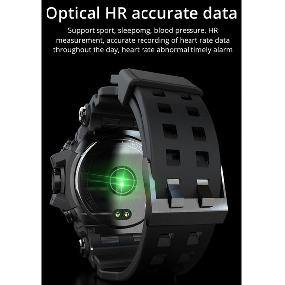 Lokmat ATTACK 1.28 inch TFT LCD Screen Smart Watch, Support Sleep Monitor / Heart Rate Monitor / Blood Pressure Monitor(Camouflage Green)
