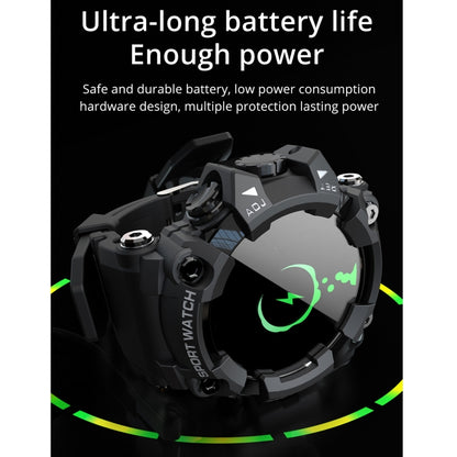 Lokmat ATTACK 1.28 inch TFT LCD Screen Smart Watch, Support Sleep Monitor / Heart Rate Monitor / Blood Pressure Monitor(Black) - free shipping - PMC Jewellery - Order now!
