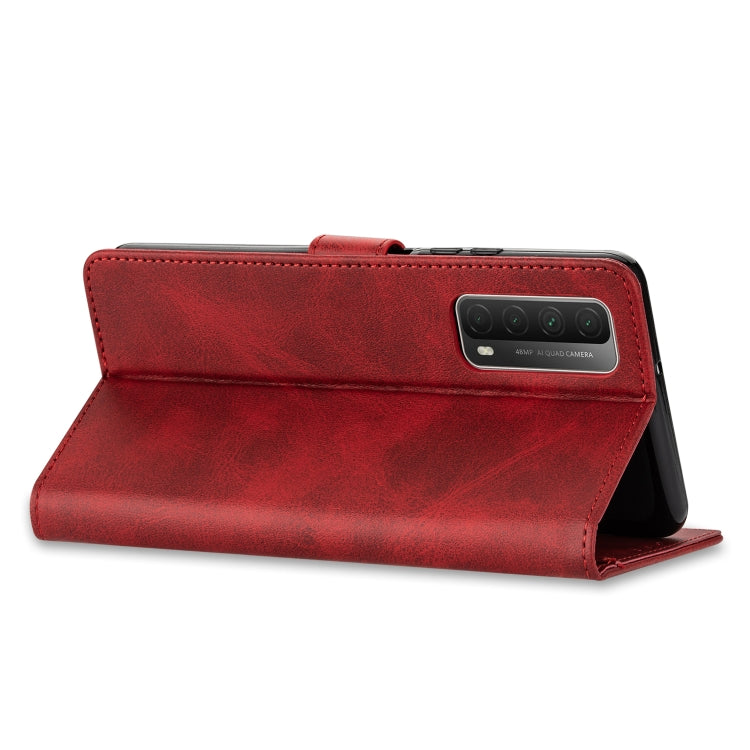 For Huawei P smart 2021 GUSSIM Business Style Horizontal Flip Leather Case with Holder & Card Slots & Wallet(Red) - Huawei Cases by GUSSIM | Online Shopping South Africa | PMC Jewellery | Buy Now Pay Later Mobicred