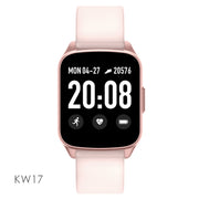 Lokmat KW17 1.3 inch TFT Screen IP68 Water-resistant Smart Watch, Support Sleep Monitor / Heart Rate Monitor / Blood Pressure Monitor(Pink)