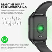 Lokmat KW17 1.3 inch TFT Screen IP68 Water-resistant Smart Watch, Support Sleep Monitor / Heart Rate Monitor / Blood Pressure Monitor(Green) - Smart Watches by Lokmat