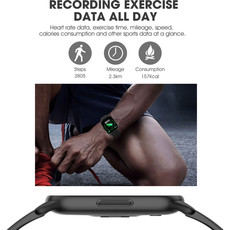 Lokmat KW17 1.3 inch TFT Screen IP68 Water-resistant Smart Watch, Support Sleep Monitor / Heart Rate Monitor / Blood Pressure Monitor(Green) - Smart Watches by Lokmat
