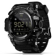 Lokmat MK16 LCD Screen 50m Water-resistant Smart Watch, Support Information Reminder / Remote Camera / Walking Motion Monitor(Black)