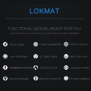 Lokmat MK16 LCD Screen 50m Water-resistant Smart Watch, Support Information Reminder / Remote Camera / Walking Motion Monitor(Gold) - Smart Watches by Lokmat