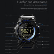 Lokmat MK16 LCD Screen 50m Water-resistant Smart Watch, Support Information Reminder / Remote Camera / Walking Motion Monitor(Blue)