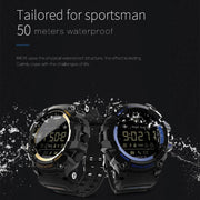 Lokmat MK16 LCD Screen 50m Water-resistant Smart Watch, Support Information Reminder / Remote Camera / Walking Motion Monitor(Gold) - Smart Watches by Lokmat
