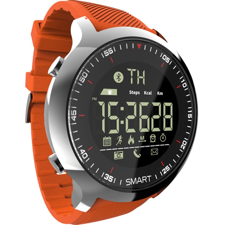 Lokmat MK18 1.1 inch Circle Screen IP68 Waterproof Smart Watch, Support Information Reminder / Remote Camera / Walking Motion Monitor(Orange) - free shipping - PMC Jewellery - Order now!