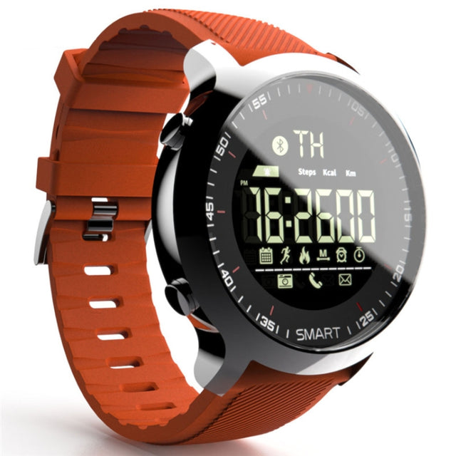 Lokmat MK18 1.1 inch Circle Screen IP68 Water-resistant Smart Watch, Support Information Reminder / Remote Camera / Walking Motion Monitor(Orange)
