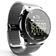 Lokmat MK18 1.1 inch Circle Screen IP68 Water-resistant Smart Watch, Support Information Reminder / Remote Camera / Walking Motion Monitor(Silver)
