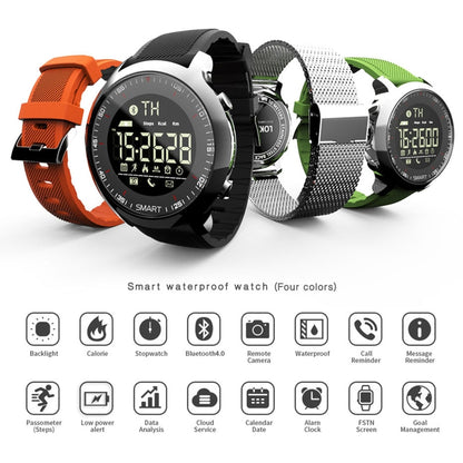 Lokmat MK18 1.1 inch Circle Screen IP68 Waterproof Smart Watch, Support Information Reminder / Remote Camera / Walking Motion Monitor(Orange) - free shipping - PMC Jewellery - Order now!