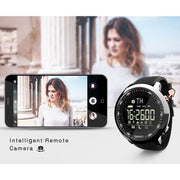 Lokmat MK18 1.1 inch Circle Screen IP68 Water-resistant Smart Watch, Support Information Reminder / Remote Camera / Walking Motion Monitor(Silver)