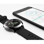 Lokmat MK18 1.1 inch Circle Screen IP68 Water-resistant Smart Watch, Support Information Reminder / Remote Camera / Walking Motion Monitor(Silver)