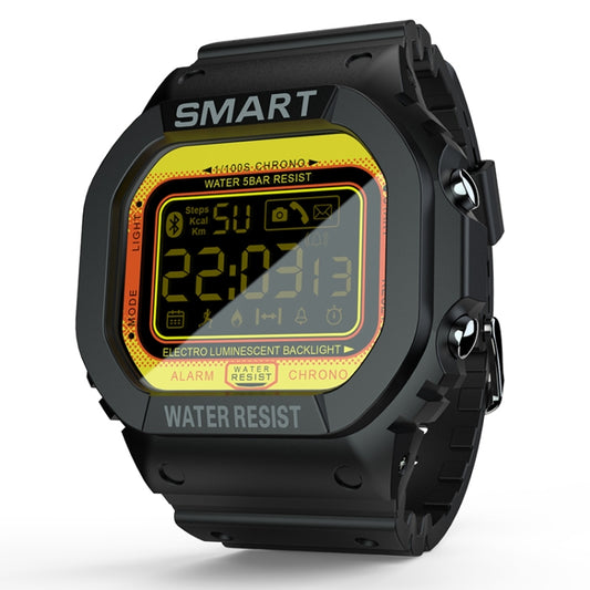 Lokmat MK22 1.21 inch FSTN LCD Screen 50m Waterproof Smart Watch, Support Information Reminder / Remote Camera / Sport Record(Orange) - free shipping - PMC Jewellery - Order now!