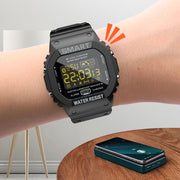 Lokmat MK22 1.21 inch FSTN LCD Screen 50m Water-resistant Smart Watch, Support Information Reminder / Remote Camera / Sport Record(Orange)