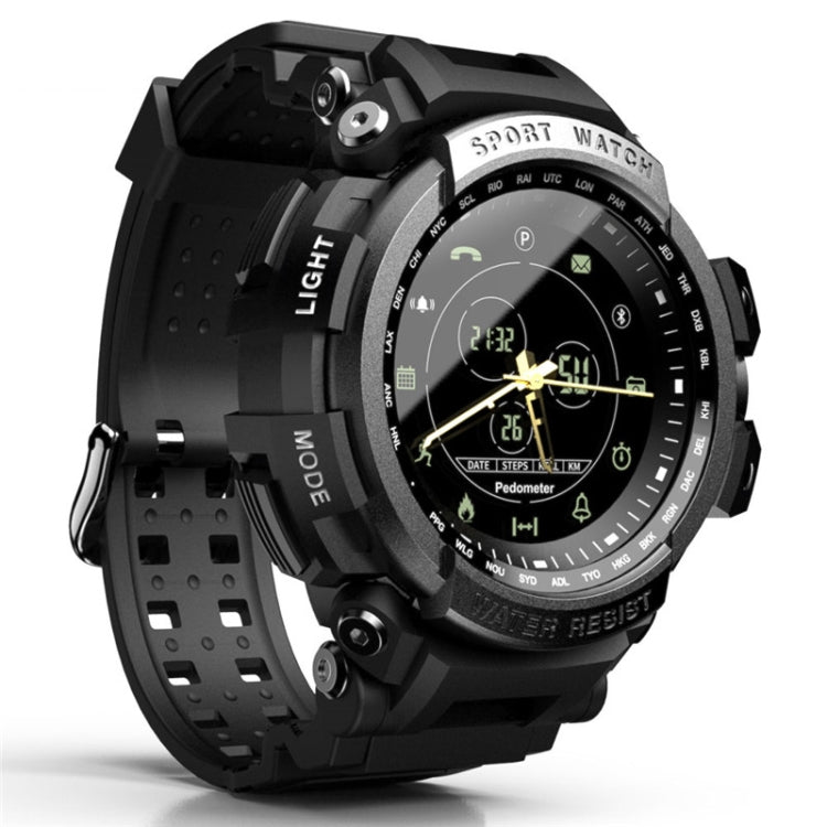 Lokmat MK28 1.4 inch FSTN Screen IP68 Waterproof Smart Watch, Support Information Reminder / Remote Camera / Sport Record(Black) - free shipping - PMC Jewellery - Order now!