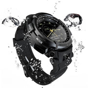 Lokmat MK28 1.4 inch FSTN Screen IP68 Water-resistant Smart Watch, Support Information Reminder / Remote Camera / Sport Record(Black)