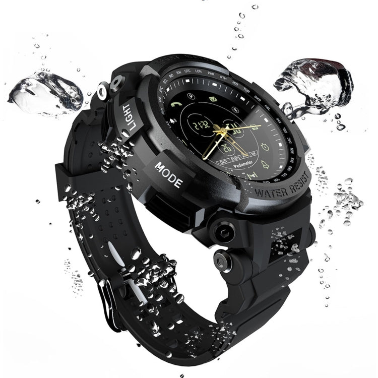 Lokmat MK28 1.4 inch FSTN Screen IP68 Water-resistant Smart Watch, Support Information Reminder / Remote Camera / Sport Record(Black)