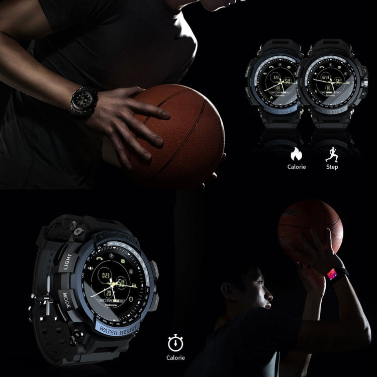 Lokmat MK28 1.4 inch FSTN Screen IP68 Waterproof Smart Watch, Support Information Reminder / Remote Camera / Sport Record(Black) - free shipping - PMC TechLife - Order now!