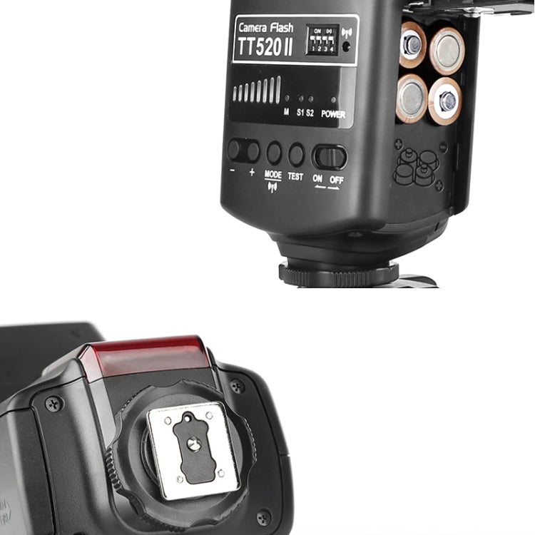 Godox TT520II 433MHZ Wireless 1/300s-1/2000s HSS Flash Speedlite Camera Top Fill Light for Canon / Nikon DSLR Cameras(Black) - free shipping - PMC Jewellery - Order now!