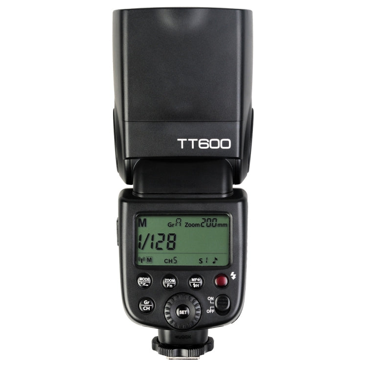 Godox TT600 2.4GHz Wireless 1/8000s HSS Flash Speedlite Camera Top Fill Light for Canon / Nikon DSLR Cameras(Black)
