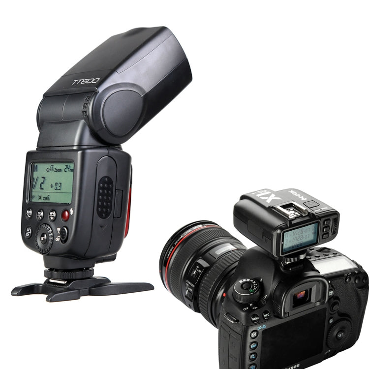 Godox TT600 2.4GHz Wireless 1/8000s HSS Flash Speedlite Camera Top Fill Light for Canon / Nikon DSLR Cameras(Black) - free shipping - PMC TechLife - Order now!