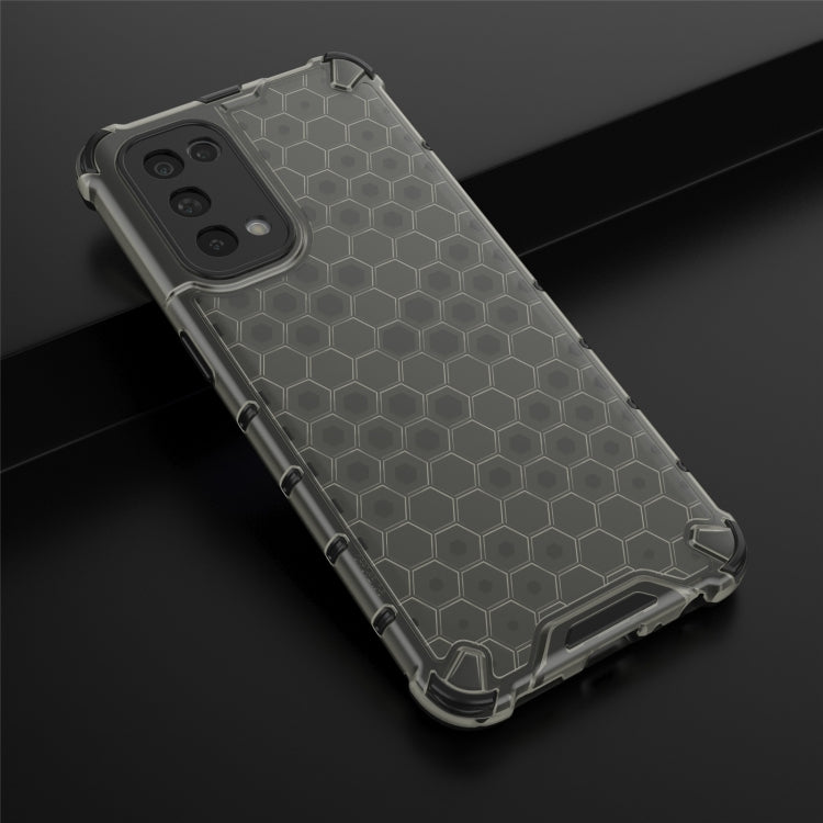 For Oppo Reno5 5G Shockproof Honeycomb PC + TPU Case(Black) - free shipping - PMC TechLife - Order now!