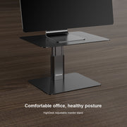 NILLKIN N6 Adjustable High Desk Laptop Monitor Stand Holder (Black)