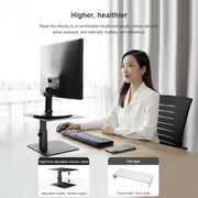 NILLKIN N6 Adjustable High Desk Laptop Monitor Stand Holder (Silver)