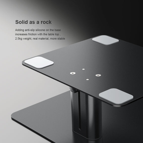 NILLKIN N6 Adjustable High Desk Laptop Monitor Stand Holder (Black)