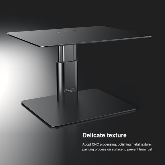 NILLKIN N6 Adjustable High Desk Laptop Monitor Stand Holder (Black)