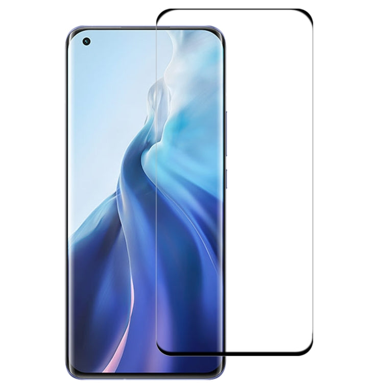 For Xiaomi Mi 11 / 11 Ultra (Edge Glue) 9H HD 3D Curved Edge Tempered Glass Film(Black) - free shipping - PMC TechLife - Order now!