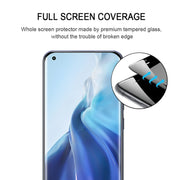 For Xiaomi Mi 11 (Edge Glue) 25 PCS 9H HD 3D Curved Edge Tempered Glass Film(Black)