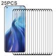 For Xiaomi Mi 11 (Full Glue) 25 PCS 9H HD 3D Curved Edge Tempered Glass Film(Black) -  by PMC TechLife | Online Shopping South Africa | PMC TechLife