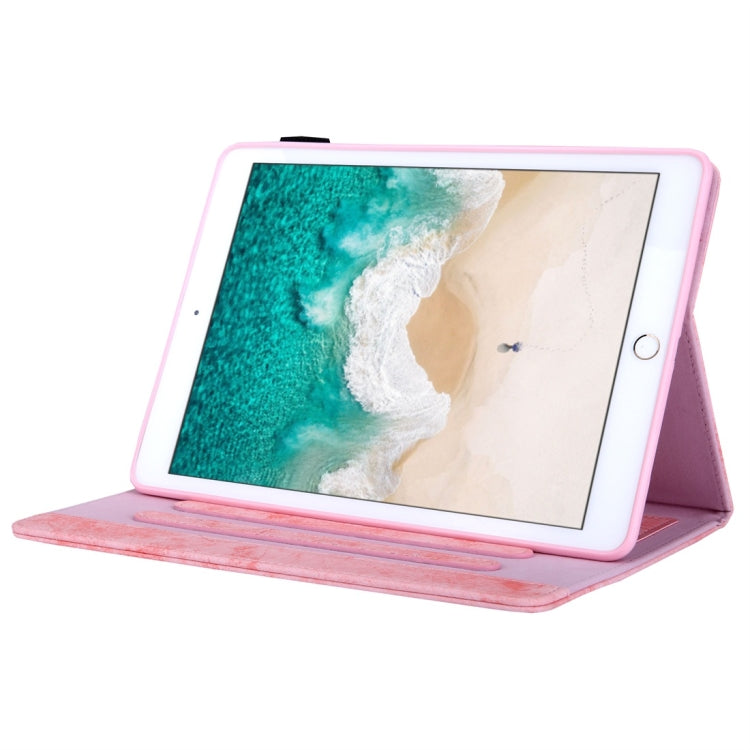 For iPad 10.2 2021 / 2020 / 2019 Business Style Horizontal Flip Leather Case, with Holder & Card Slot & Photo Frame & Sleep / Wake-up Function(Pink) - iPad 10.2 Cases by PMC TechLife | Online Shopping South Africa | PMC TechLife | Buy Now Pay Later Mobicred
