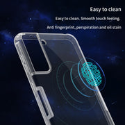 For Samsung Galaxy S21+ 5G NILLKIN Nature TPU Transparent Soft Protective Case(Grey)