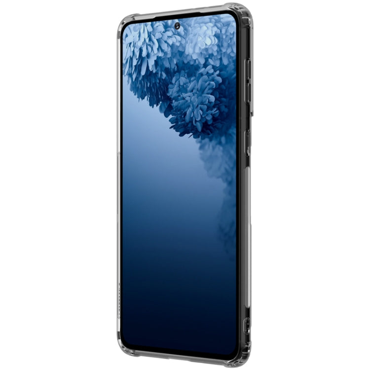 For Samsung Galaxy S21+ 5G NILLKIN Nature TPU Transparent Soft Protective Case(Grey)