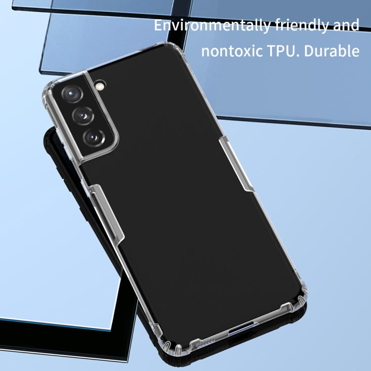 For Samsung Galaxy S21+ 5G NILLKIN Nature TPU Transparent Soft Protective Case(Grey)