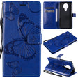 For Nokia 3.4 3D Butterflies Embossing Pattern Horizontal Flip Leather Case with Holder & Card Slot & Wallet(Blue) - free shipping - PMC TechLife - Order now!