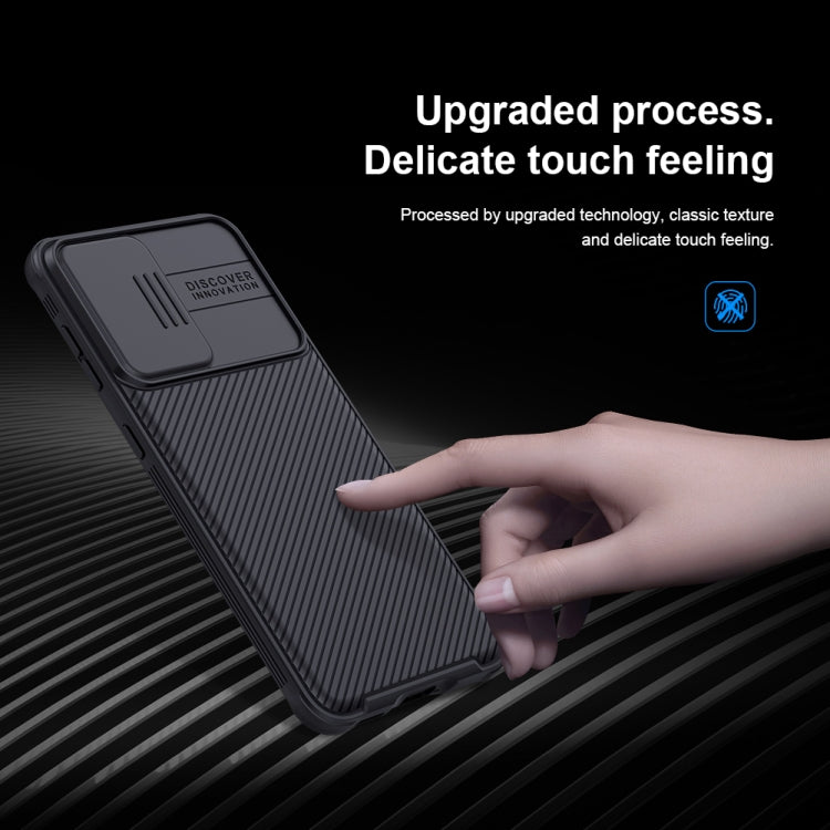 For Samsung Galaxy S21 5G NILLKIN Black Mirror Pro Series Camshield Full Coverage Dust-proof Scratch Resistant Phone Case(Black)