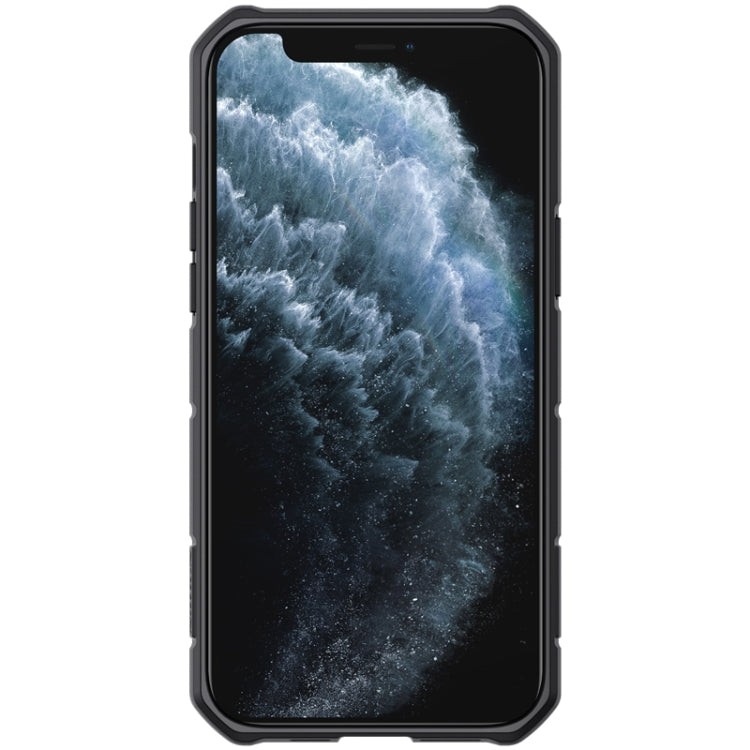 For iPhone 12 Pro Max NILLKIN Shockproof CamShield Armor Protective Case with Invisible Ring Holder(Blue) - iPhone 12 / 12 Pro Cases by NILLKIN | Online Shopping South Africa | PMC TechLife
