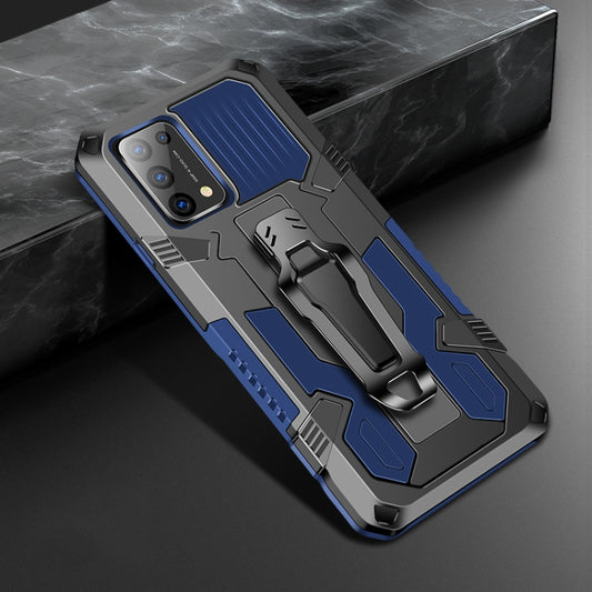 For OPPO Reno5 5G Machine Armor Warrior Shockproof PC + TPU Protective Case(Royal Blue) - free shipping - PMC Jewellery - Order now!