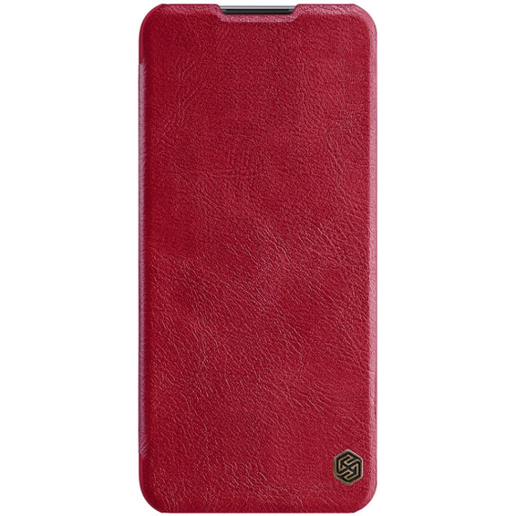 For OnePlus Nord N100 NILLKIN QIN Series Crazy Horse Texture Horizontal Flip Leather Case with Card Slot(Red)