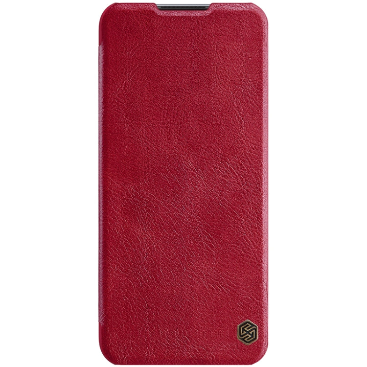 For OnePlus Nord N100 NILLKIN QIN Series Crazy Horse Texture Horizontal Flip Leather Case with Card Slot(Red)