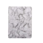 For iPad 10.2 inch Marble Texture Pattern Horizontal Flip Leather Case, with Three-folding Holder & Pen Slot & Sleep / Wake-up Function(Black Grey)