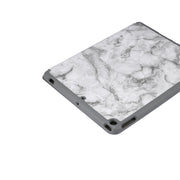 For iPad 10.2 inch Marble Texture Pattern Horizontal Flip Leather Case, with Three-folding Holder & Pen Slot & Sleep / Wake-up Function(Black Grey)