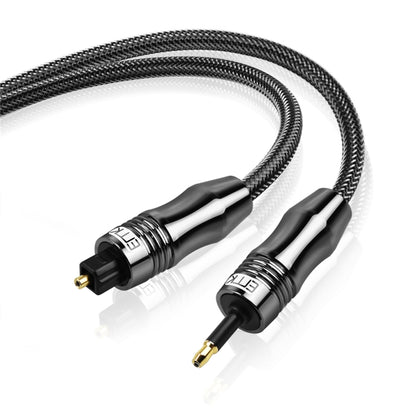 EMK OD6.0mm 3.5mm Digital Sound Toslink to Mini Toslink Digital Optical Audio Cable, Length:1m - free shipping - PMC Jewellery - Order now!