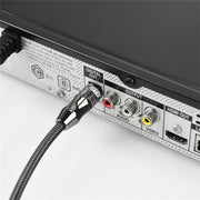 EMK OD6.0mm 3.5mm Digital Sound Toslink to Mini Toslink Digital Optical Audio Cable, Length:2m