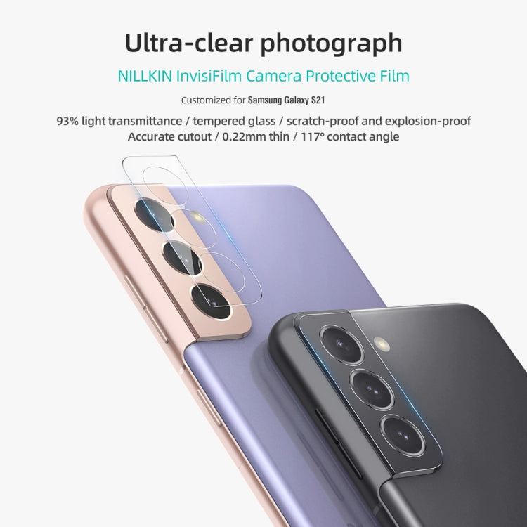 For Samsung Galaxy S21 5G NILLKIN InvisiFilm Series Back Camera Lens Film - Galaxy Tempered Glass by NILLKIN | Online Shopping South Africa | PMC TechLife | Buy Now Pay Later Mobicred