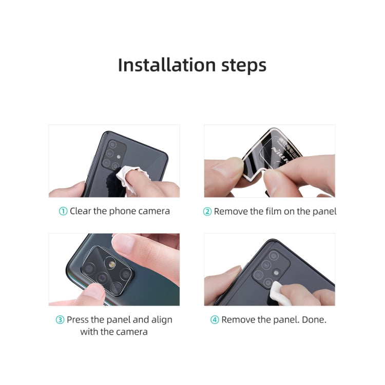 For Samsung Galaxy S21+ 5G NILLKIN InvisiFilm Series Back Camera Lens Film
